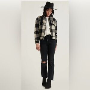 Lucky Brand Wool Fringe Jacket NWT size Small